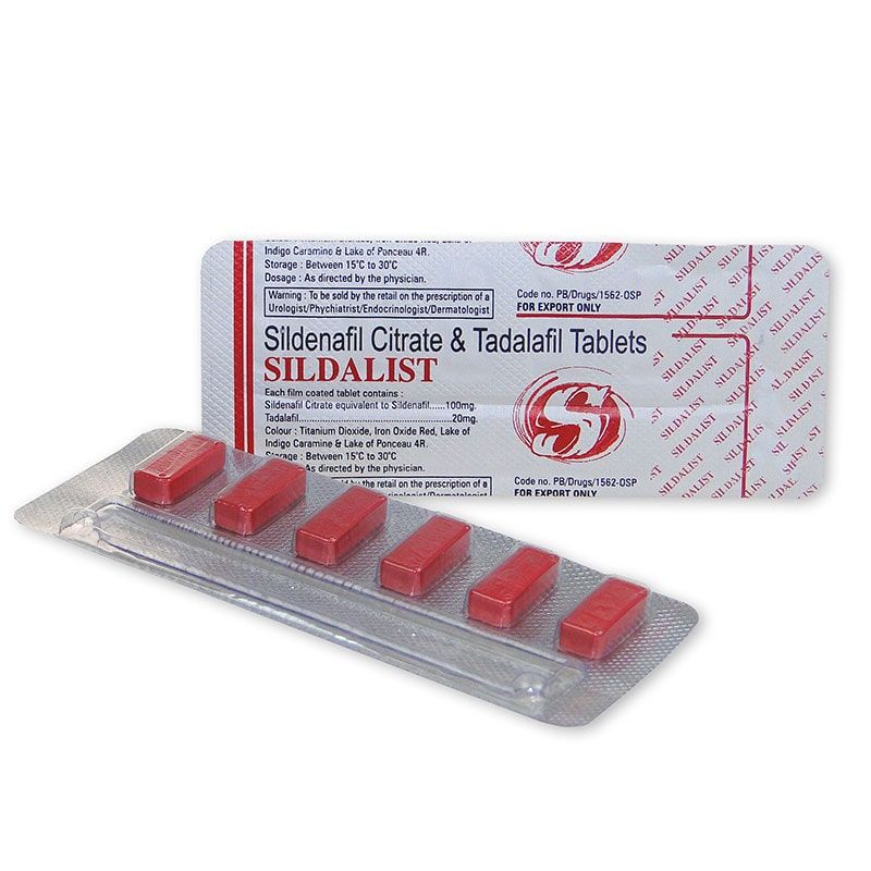 Sildalis 120 mg - 4 balení (24 ks) CIPLA